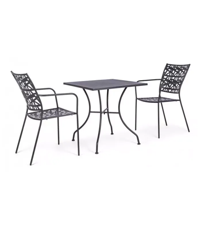 Best CONTEMPORARY STYLE TAVOLO KELSIE ANTRACITE 70X70