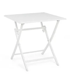 Clearance CONTEMPORARY STYLE TAVOLO PIEGH. ELIN 70X70 BIANCO LH30