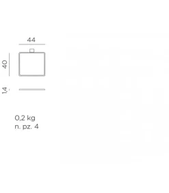 Hot NARDI Trill Bistrot sedia|