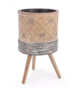 Best CONTEMPORARY STYLE VASO DAKAR TREPPIEDE MAGNESIA H39